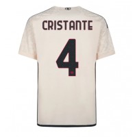 AS Roma Bryan Cristante #4 Vonkajší futbalový dres 2023-24 Krátky Rukáv